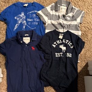 Abercrombie & Fitch Kids Navy and Gray Tees Collection